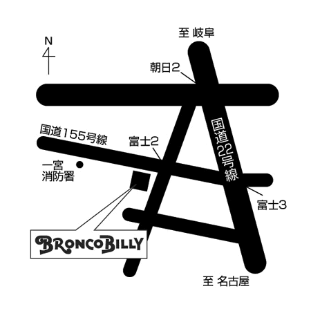 一宮緑店 周辺MAP