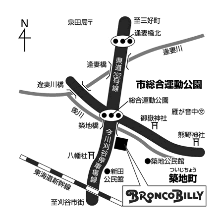 刈谷運動公園前店 周辺MAP