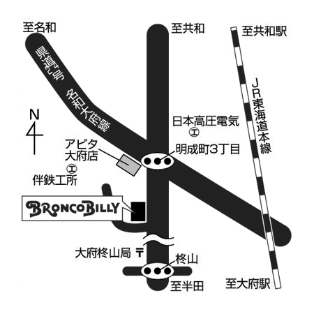 大府店 周辺MAP