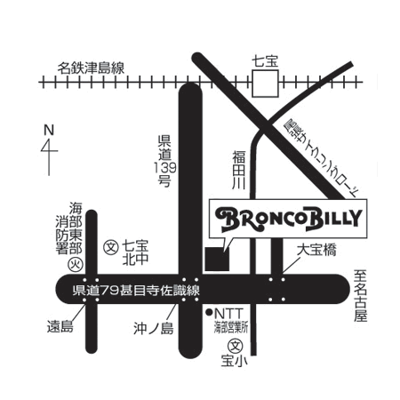 七宝店 周辺MAP