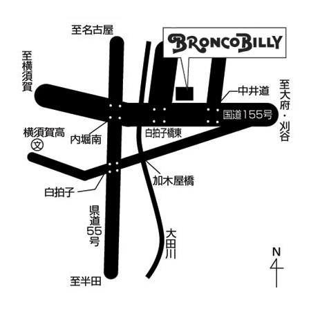 東海店 周辺MAP