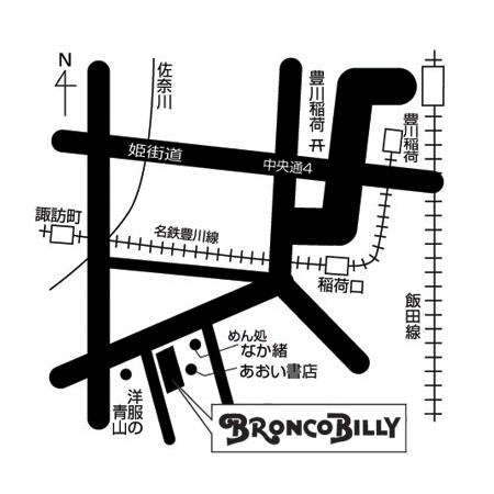 豊川店 周辺MAP