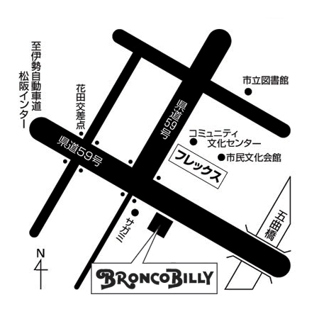 松阪店 周辺MAP