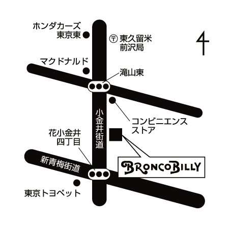 東久留米店 周辺MAP